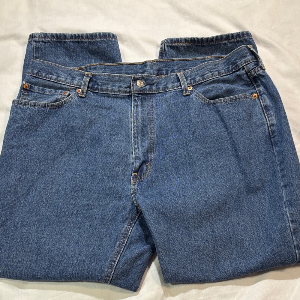 Levi's 541 Athletic Taper Jeans Medium Wash Blue Denim Men's 40 x 28.5